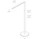 Lady7 52.05 inch 6.00 watt Metallic black Floor Lamp Portable Light